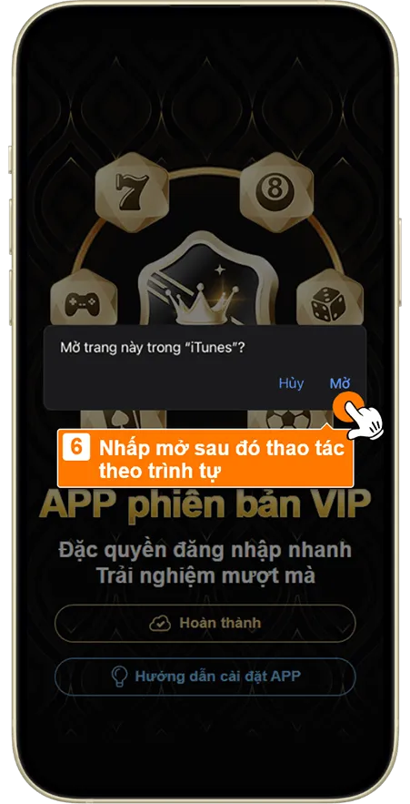 Hoàn thành tải và bắt đầu đăng nhập lại