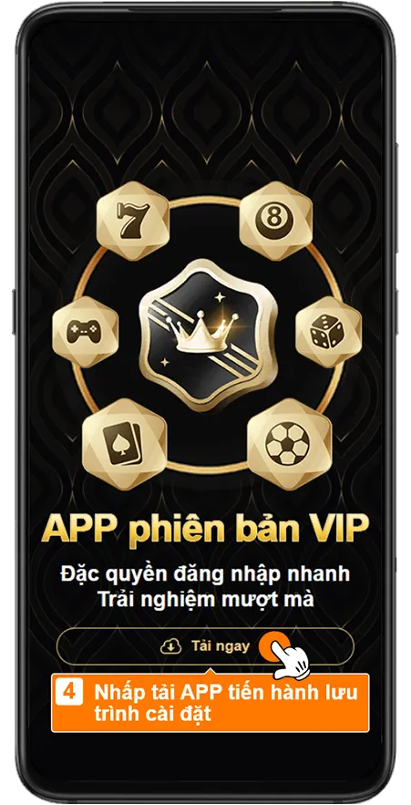 Đến bước này là bạn đã tải app xong bằng android