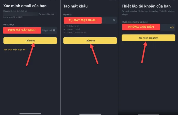 Xác minh mail và SĐT